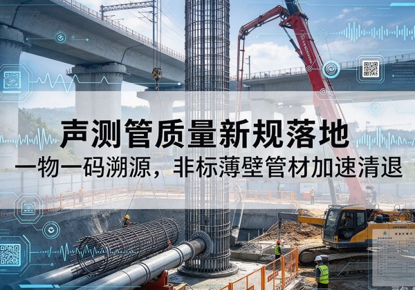 曲阳声测管质量新规落地，一物一码溯源，非标薄壁管材加速清退